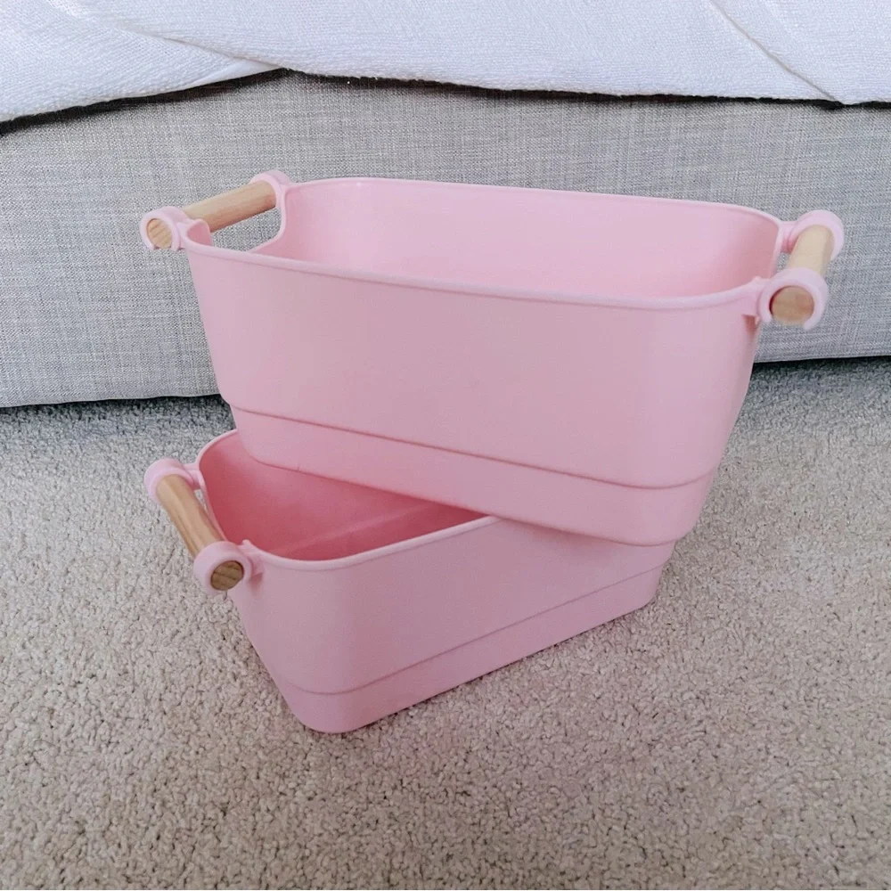 🌹 Cute Pink Storage Containers